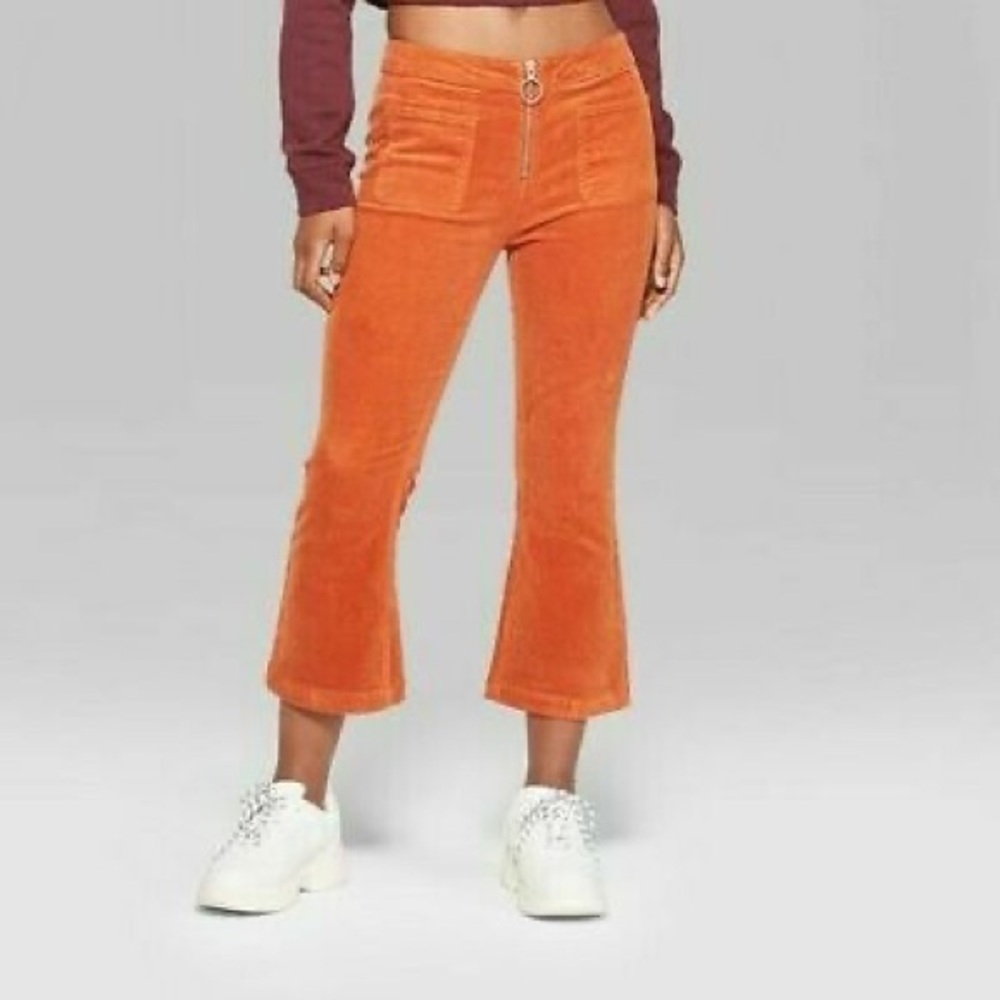 Orange Corduroy Pants
